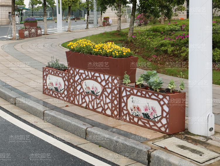 PVC組合花箱防撞嗎？